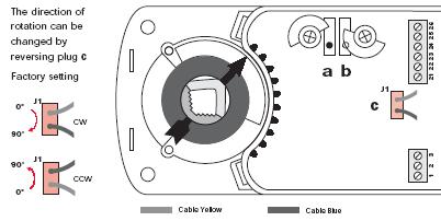 s6061-04a-standard-damper-actuator-non-fail-safe-damper-المشغلات -4