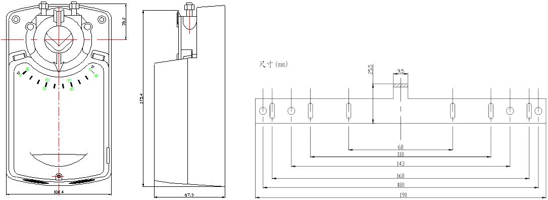 s6061-32d-standard-damper-activator-non-fail-safe-damper-actuators-2